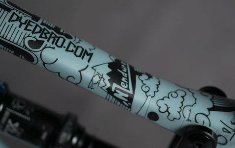 DYEDBRO Rahmenschutz Kit Aotearoa - Black - Ambush Racing