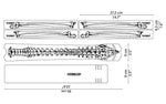 DYEDBRO Rahmenschutz Kit Bones - Black - Ambush Racing