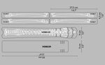 DYEDBRO Rahmenschutz Kit Bones - White - Ambush Racing