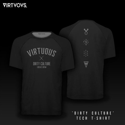 Virtuous Jersey Kurzarm - Dirty Culture Tech T-Shirt