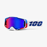 Goggle- Ride 100% ARMEGA® Genesis Goggle Moto/MTB, HiPER® Blue/Red Mirror