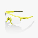 Sportbrille- Ride 100% SPEEDCRAFT TALL® Soft Tact Banana Grey Green Lens + Clear Lens Included