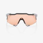Sportbrille- Ride 100% SPEEDCRAFT® Soft Tact Stone Grey HiPER® Coral Lens + Clear Lens Included