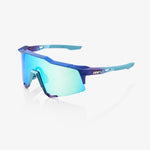 Sportbrille- Ride 100% SPEEDCRAFT TALL® Matte Metallic Into the Fade Blue Topaz Multilayer Mirror Lens + Clear Lens Included