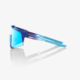 Sportbrille- Ride 100% SPEEDCRAFT TALL® Matte Metallic Into the Fade Blue Topaz Multilayer Mirror Lens + Clear Lens Included