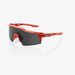 Sportbrille- Ride 100% SPEEDCRAFT® Short Soft Tact Coral Smoke Lens + Clear Lens Included
