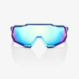 Sportbrille- Ride 100% Speedtrap Metallic Into the Fade, blue Topas Multy Layer Mirror Lens + Clear Lens