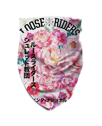 Loose Riders Maske / Bandana - Peony