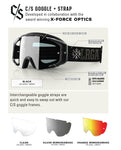 Loose Riders Limited Edition Goggle  - C/S RACE TAN
