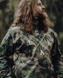 Loose Riders Fleece Pullover Men - CAMO FOREST