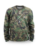 Loose Riders Fleece Pullover Men - CAMO FOREST