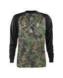 Loose Riders Thermo- Jersey Langarm Men - FOREST CAMO
