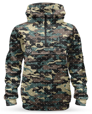 Loose Riders Fleece Anorak Ladies - CAMO DOTS