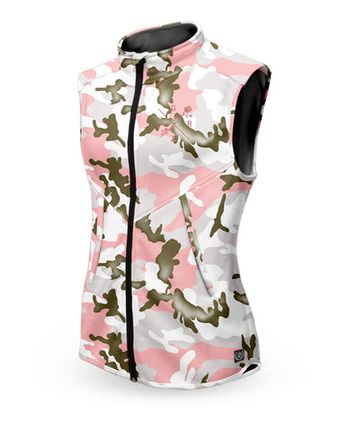 Loose Riders Weste Ladies - FOREST PINK CAMO