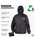 Loose Riders Windbreaker Men - Black