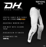 Virtuous Unisex Pants - DH Race Pants White