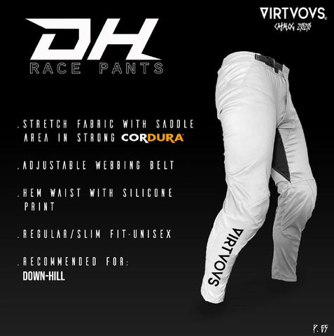 Virtuous Unisex Pants - DH Race Pants White
