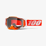 Goggle- Ride 100% ARMEGA® Regal Goggle Moto/MTB, Mirror Red & Clear Lens