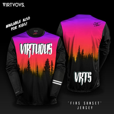 Virtuous Jersey Langarm - Firs Sunset