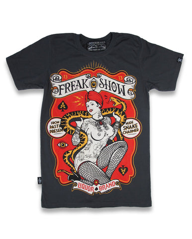 Liquor Brand T-Shirt Men - Snake Charmer