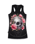 Liquor Brand Ladies Tank Top - SAK YANT SKULL