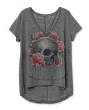 Liquor Brand Ladies Shirt - SAK YANT SKULL