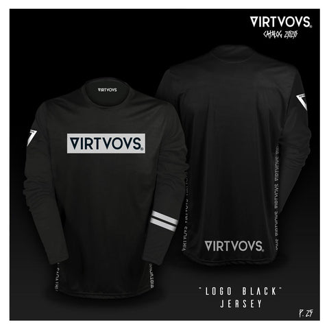 Virtuous Jersey Langarm - Logo Black