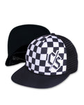 Loose Riders Trucker Cap - Check White