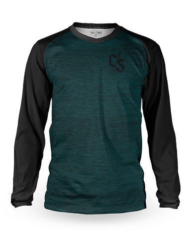 Loose Riders Jersey Langarm Men - Heather Teal