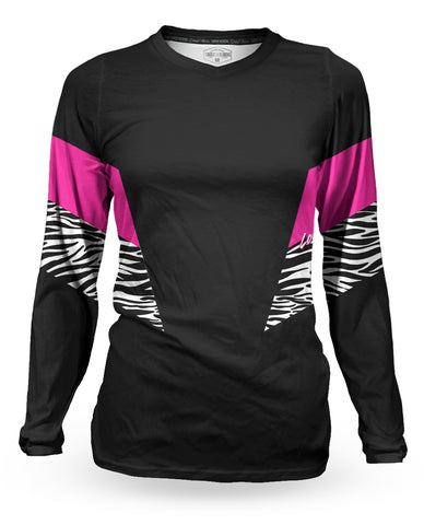 Loose Riders Ladies Jersey - Ski Patrol Black