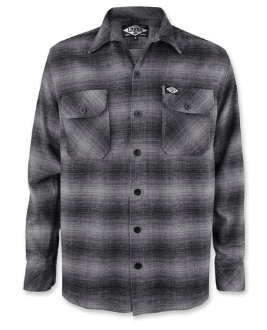 Loose Riders Men Flanellhemd - GREY FLANNEL