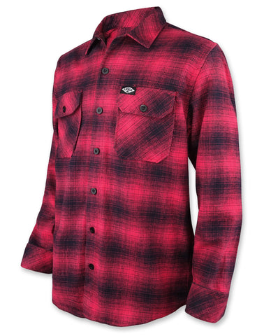 Liquor Brand Men Flanellhemd - RED FLANNEL