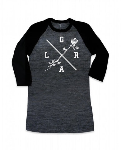 Loose Riders Girls 3/4 Shirt - Rose Heather