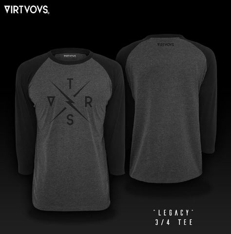 Virtuous 3/4- Shirt - Legacy Black / Grey
