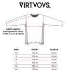 Virtuous Jersey Langarm - Dirty Culture White