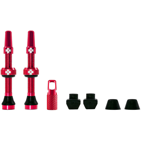 Muc-Off Tubeless Ventil-Set 44 mm - Rot