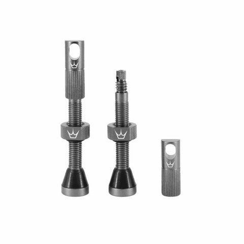 Peaty's x Chris King Tubeless Valves - Slate